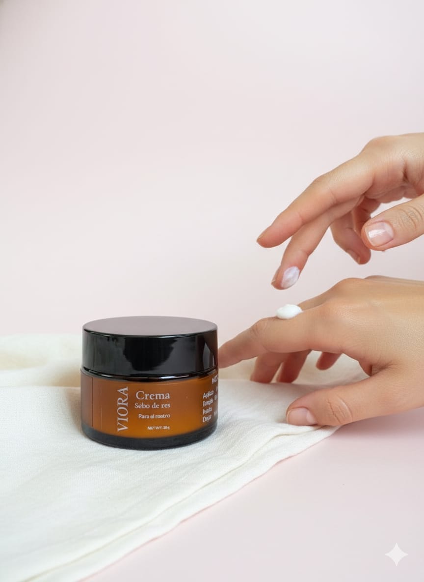 CREMA FACIAL DE SEBO DE RES VIORA - FÓRMULA AVANZADA ANTI-EDAD