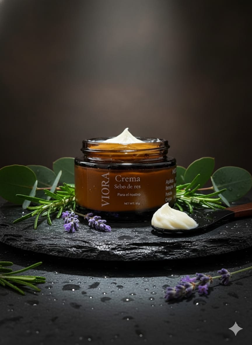 CREMA FACIAL DE SEBO DE RES VIORA - FÓRMULA AVANZADA ANTI-EDAD