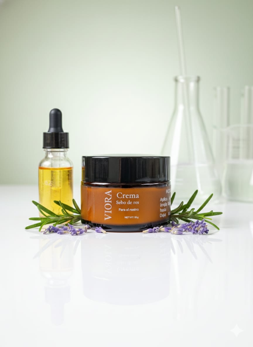 CREMA FACIAL DE SEBO DE RES VIORA - FÓRMULA AVANZADA ANTI-EDAD